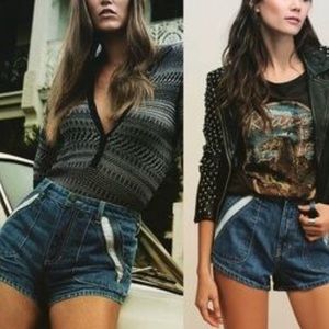 Free People Sweet Surrender Jean shorts